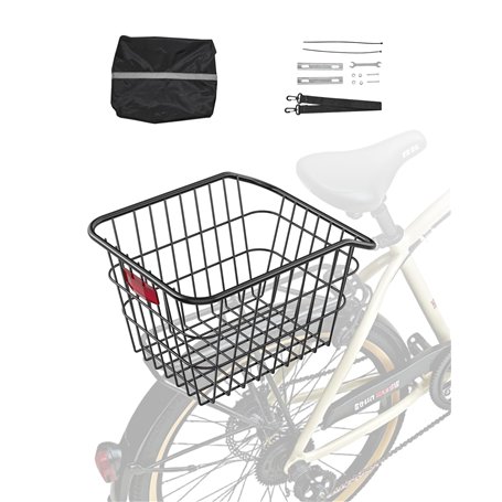 VEVOR Panier Arrière de Vélo Fil Métallique