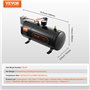 VEVOR Compresseur d'Air pour Kit de Klaxon Pompe à Air avec Réservoir 3 L 90-120 psi pour Gonflage des Pneus Matelas Pneumatique