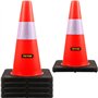 VEVOR Cône de Signalisation 5 Pièces 45 cm