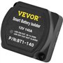 VEVOR Kit de Relais Sensible à la Tension 12 V 140 A Kit d'Isolateur de Batterie Double, Relais de Batterie Charge Divisé Univer