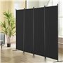 VEVOR Cloison de séparation en Tissu, séparateur de pièce Pliable à 4 Panneaux, paravent de confidentialité intérieur pour Burea