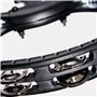 Meinl TMT2BK Tambourin fixe Cymbales acier Noir