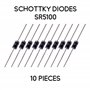 MMMO Diodes Schottky SR5100-10 pièces