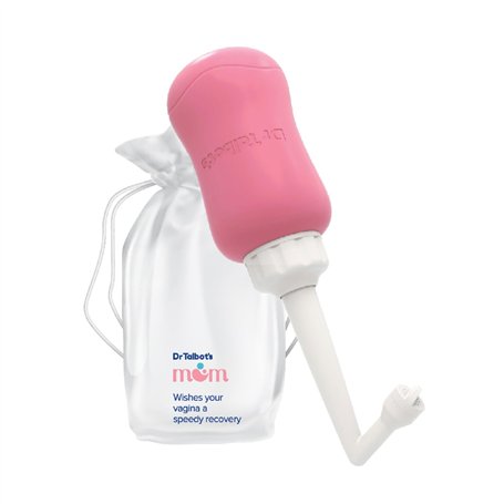 Dr. Talbot’s Mom Bidet Portable Soin Post-Partum | Silicone | Santé pré-accouchement | Inclut sac de rangement
