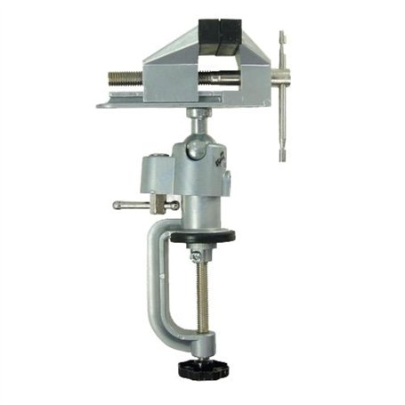 KATSU Étau de Table en Alliage d'Aluminium 3" Universel Mini Étau Établi avec Base Rotatif à 360 degrés Pince de Table pour Bois