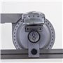 KATSU Universal Biseau Rapporteur, 0-360 Degrés De Précision En Acier Inoxydable Réglable Angle Mesureur Goniomètre Règle Angula