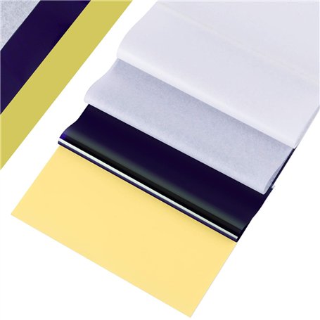 Cridoz Lot de 20 feuilles de papier de transfert pour tatouage Format A4