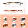 6 Pcs Barrettes à Cheveux, Barrette à Cheveux Femme pour toutes les Coiffures, Pince à Cheveux Rectangle Convient à toutes les O
