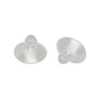 sourcingmap 8pcs Ventouses Anti-collision Transparente en Caoutchouc pour Verre Bureau Maison Coussinet Suspensions à Ventouse