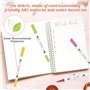 Feutres Coloriage Adulte Enfants 12 bâtons, Double Pointe Feutres Aquarelle et Stylos de Couleurs Mandala Aquarelle Brush Pen Tw