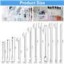 DTYGUIXE 12PCS Pièces Spatule de Laboratoire Cuillère Micro Cuillère de Laboratoire Micro Spatule en Acier Inoxydable 304 avec U