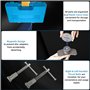 FreeTec Coffret Repousse piston d'étriers de freins pour remplacement de disque Outil et adaptateurs, de mâchoire ou de plaquett