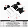 FreeTec Kit Calage Distribution Diesel, Outil Calage Distribution de Soupape Blocage du Vilebrequin, Pige Calage Distribution po