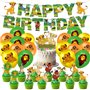 44PCS Le Roi Lion Party Decoration Le Roi Lion Birthday Party Balloon Set Le Roi Tirant Le Slip Gâteau De Gâteau Dans Le Ballon