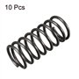 25mm Libre Longueur Ressort Acier Extension Ressort Noir 10Pcs