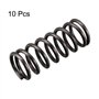 25mm Libre Longueur Ressort Acier Extension Ressort Noir 10Pcs