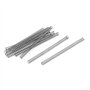 sourcing map Ressort de Compression 0.3mmx2mmx35mm 304 Acier Inoxydable Argenté 10pcs