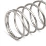 sourcing map Ressort de Compression 1.5mmx25mmx305mm 304 Acier Inoxydable Argenté