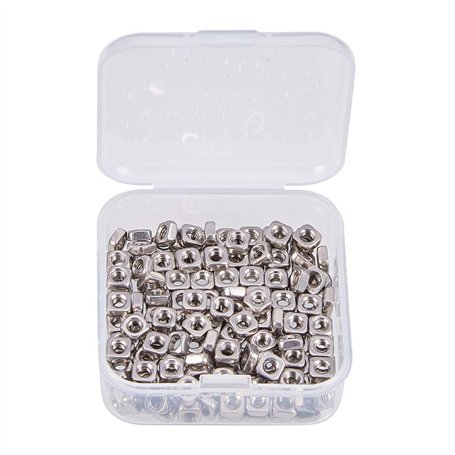 INCREWAY 200 pcs 3 mm en acier inoxydable M3 Écrous Carrés