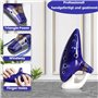Ocarina Zelda, 12 trous Alto Do Zelda Ocarinas Play by Link Triforce Cadeau pour les fans de Zelda avec support de présentation 