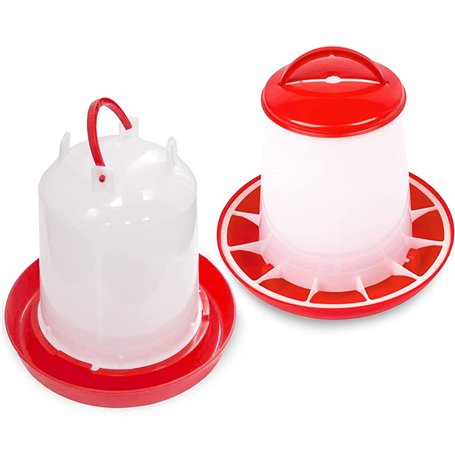 Anjing Set d’Abreuvoir de 3 L et Mangeoire de 3Kg