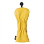 Couvre-club de golf en cuir PU souple jaune numéro 8 pour bois de parcours FW
