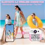 Appareil Photo Numérique Instantané,avec Papier d'impression & Carte TF 32G, Caméra Vidéo avec Stylos Colorés pour Le Bricolage,