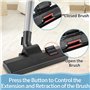 JAMATA Brosse à aspirateur Universelle,Brosse combinée de 35/32mm de qualité supérieure,Buse d'aspirateur de qualité pour Tapis 