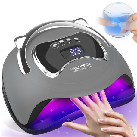 MULEVIP Lampe UV Ongles Gel 180W Lampe UV Lampe LED Ongle