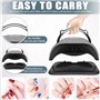MULEVIP Lampe UV Ongles Gel 180W Lampe UV Lampe LED Ongle,Lampe UV LED Machine UV Led pour Ongles 4 Minuteries 10s/30s/60s/99s, 
