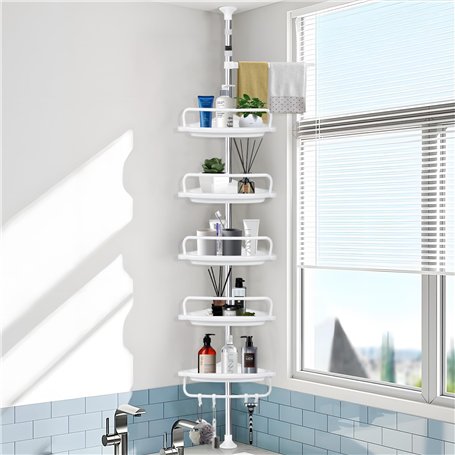 MOYKSRR Blanc Etagere Salle de Bain