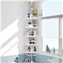 MOYKSRR Blanc Etagere Salle de Bain