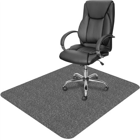 EUZLABBY 105×120cm Tapis Chaise de Bureau
