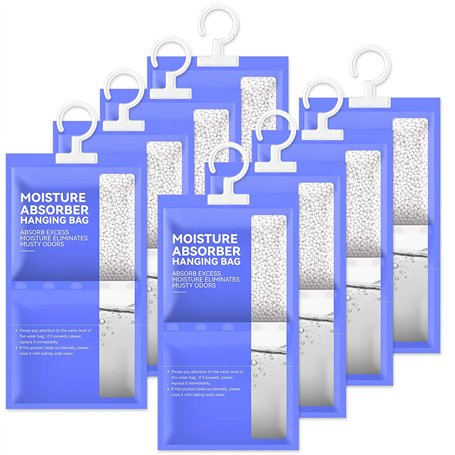 RDDAIPE 8 Pack X 100g(800g) Absorbeur d'Humidité Placard