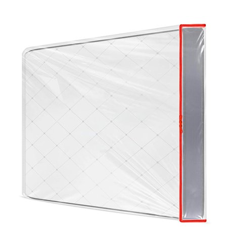 Housse de matelas en plastique 90 x 200 cm avec large fermeture éclair - Sac de matelas imperméable et indéchirable - Pour stock