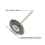 35 mm - brosse de polissage abrasive pour outils rotatifs