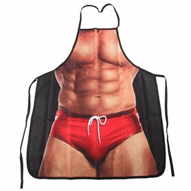 ABCTen Sexy Tablier de Cuisine Fun Fête Cadeau Tablier pour Homme Femme