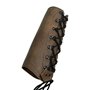 longbowmaker Protège-bras en cuir pour tir à l'arc - 22,9 cm - Marron
