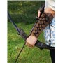 longbowmaker Protège-bras en cuir pour tir à l'arc - 22,9 cm - Marron