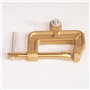 ROJOO Pince de terre de soudage au sol classique en laiton 500A en forme de G pour machine de soudage ARC TIG MIG