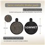 SOMMET Bicyclette Plaquettes de Frein à Disque 2 Paires pour Zoom DB-280/350 / 450/550 / 650 / Alongha SNG/Apse/Artek Apollo/Sho