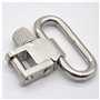 Trirock 2-Pack Silver 2,5 cm Rapide Amovible Heavy Duty Sling pivotant pour Fusil Sling Quick Release Pistolet émerillons