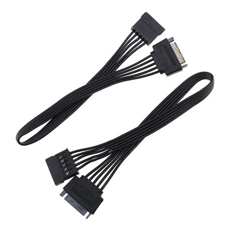 YINETTECH Lot de 2 câbles d'extension d'alimentation SATA
