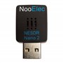 Nooelec NESDR Nano 2 - Ensemble Minuscule USB RTL-SDR Noir (RTL2832U + R820T2) avec antenne MCX. Radio définie par Logiciel, Com