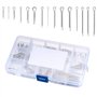 Coffret de Goupilles, Goupilles Fendues, Assortiment de Goupilles Clips - 150 Pcs/Argent