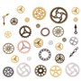 You&Lemon Lot de 100 g de roues dentées Steampunk vintage en métal pour bijoux et bricolage