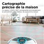 Shark Matrix Plus 2-en-1 Robot aspirateur-Balai à vidage Automatique avec cartographie LiDAR & Nettoyage Coins, pour Moquette, s