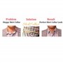 Slick Collar Collier de chemise réglable Bonus Ensemble de 3 pièces avec supports de col pour homme et femme avec collier fin et