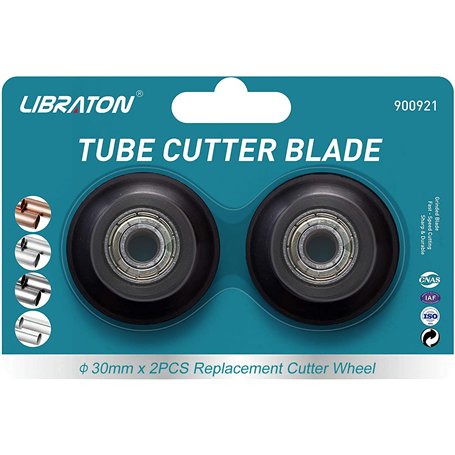 LIBRATON Lot de 2 lames de rechange pour coupe-tuyaux en aluminium