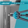 Libraton Pince a Rivet, 16" Pince a écrous à rivets, Kit professionnel Outil à riveter avec 70 écrous et 7 mandrins métriques, f